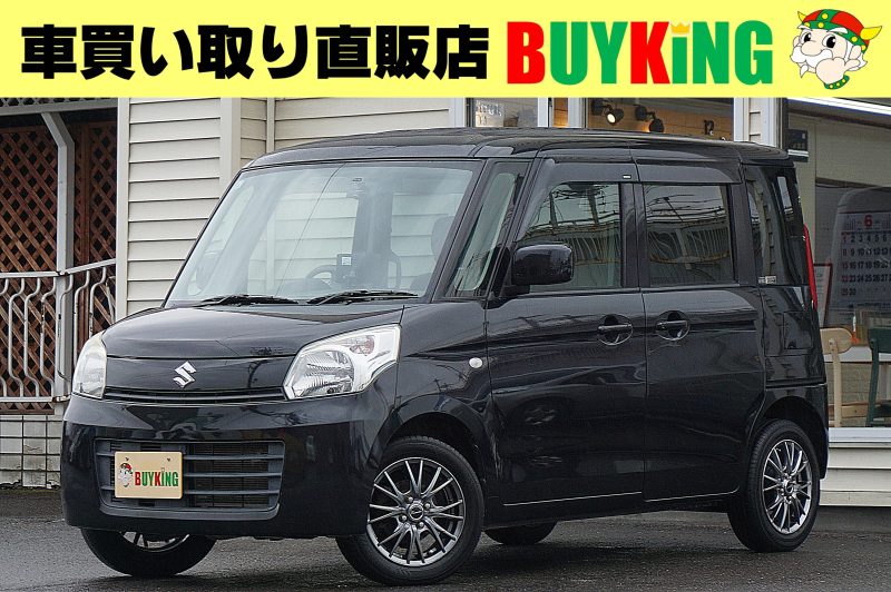 スズキ　スペーシア　４WD  黒　