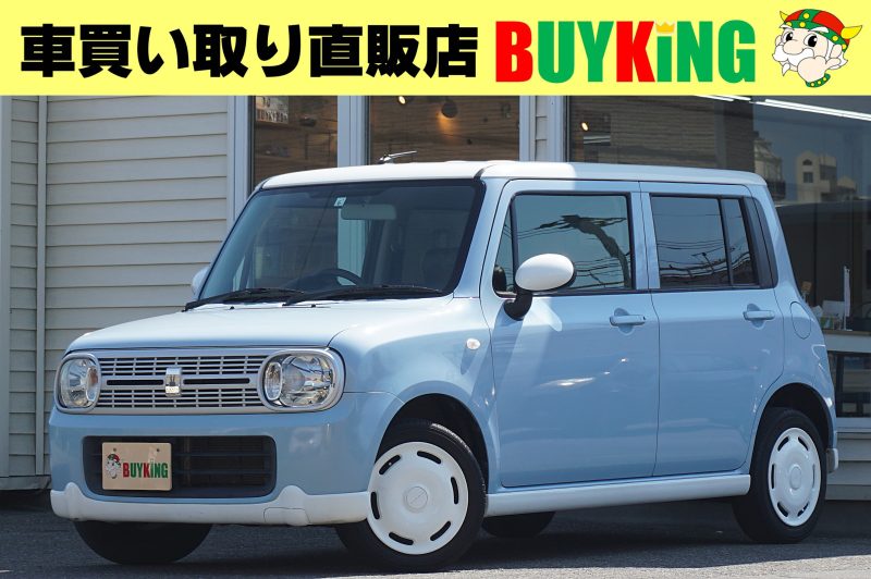 アルトラパン　ツートンカラー　水色　４WD