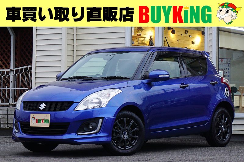 スイフト　青　ブルー　４WD